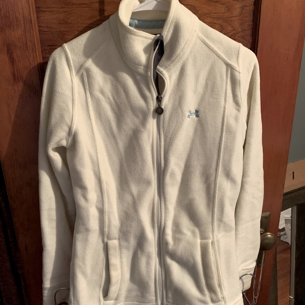 Under Armor fleece jacket size small.